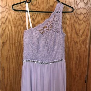 Formal lavender David’s Bridal Dress